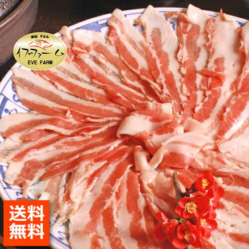 n-002 和歌山県産イブ美豚(イノブタ)しゃぶしゃぶ バラ200g・肩ロース又はロース200g